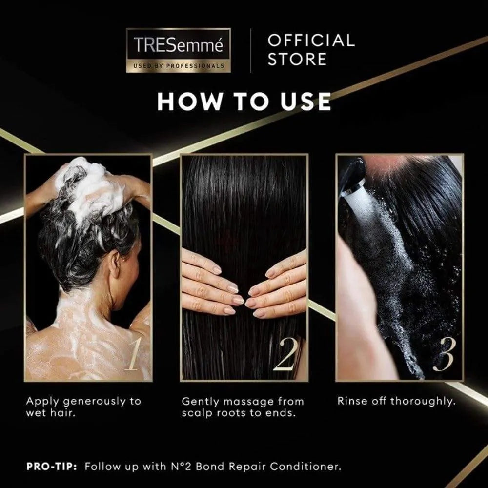 TRESemmé Bond Repair PeptideBond™ Shampoo Apply Methods