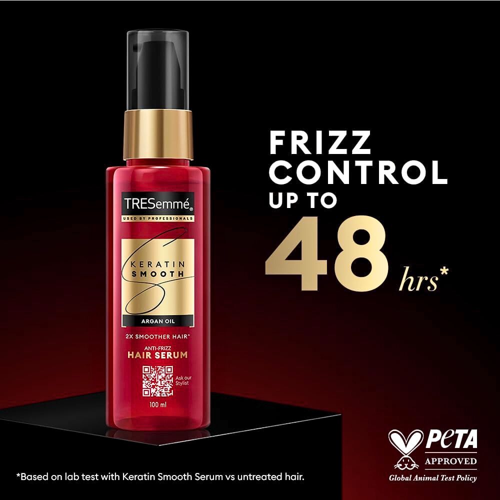 TRESemmé anti-frizz hair serum with keratin