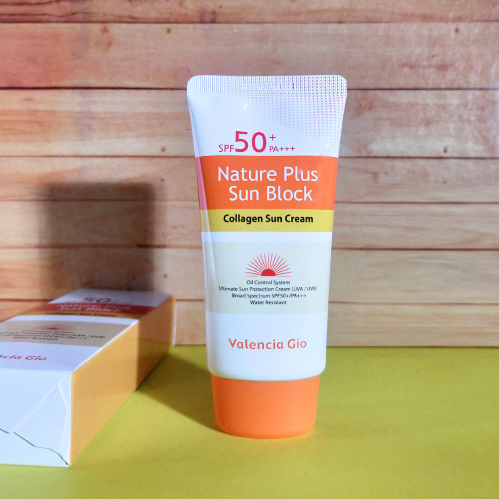 Valencia Gio Nature Plus Sun Block Collagen Sun Cream SPF 50+ PA+++