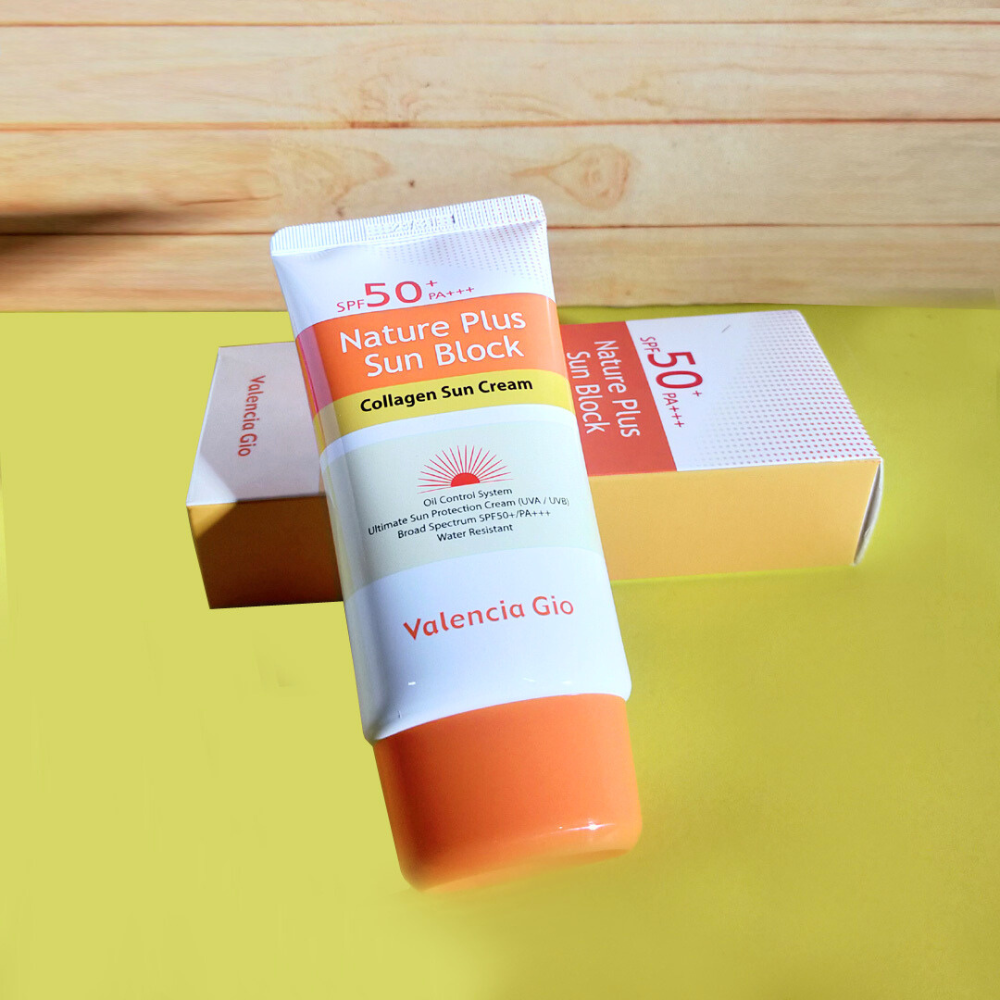 Valencia Gio Nature Plus Sun Block Collagen Sun Cream SPF 50+ PA+++