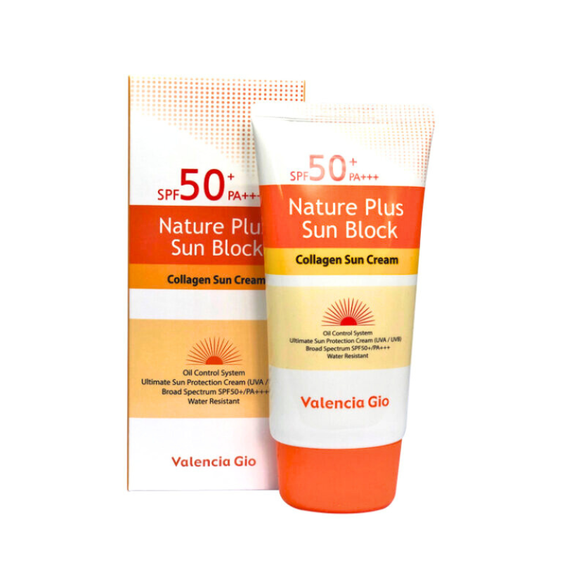 Valencia Gio Nature Plus Sun Block Collagen Sun Cream SPF 50+ PA+++