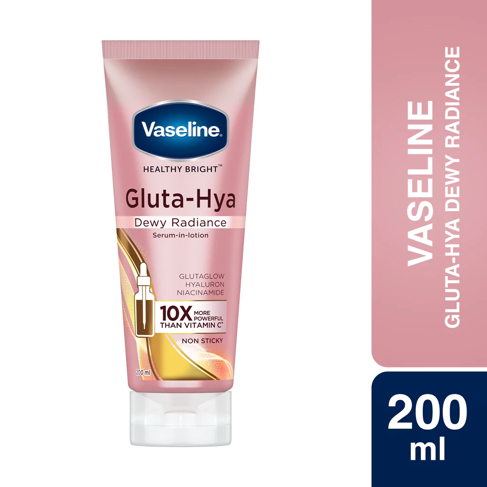 Vaseline Gluta-Hya Dewy Radiance Serum In Lotion 200ml