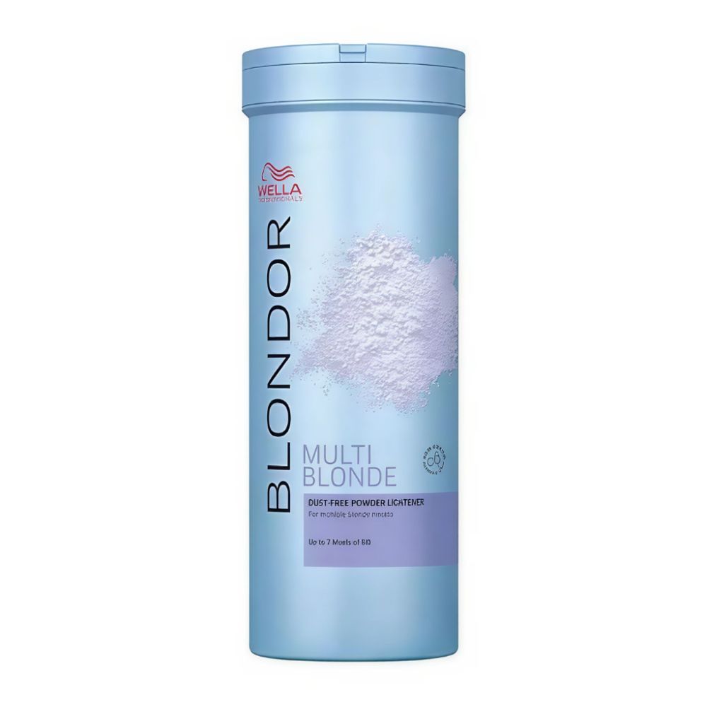 Wella Blondor Multi Blonde Powder Lightener 400g – Professional Hair Bleach in Blue Container