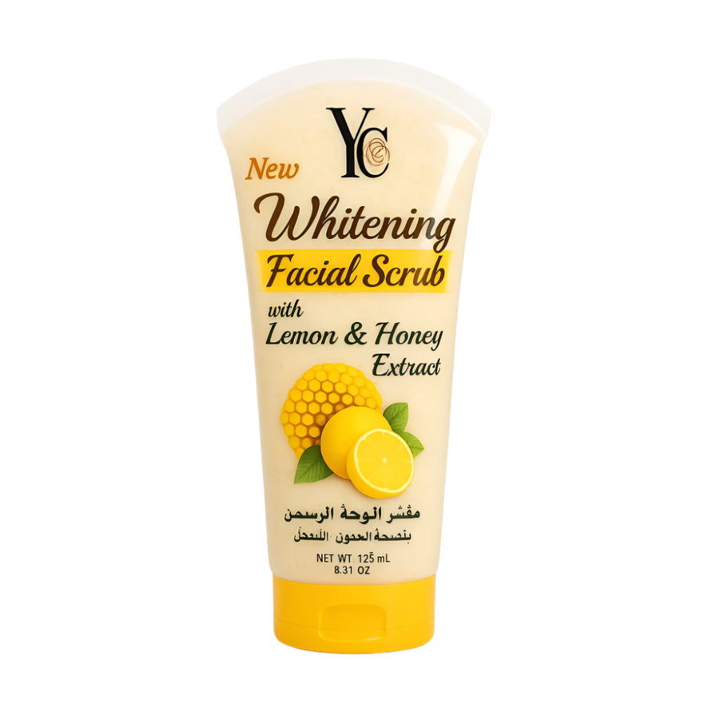 YC Facial Whitening Scrub with Lemon & Honey Extract 175ml (BD)