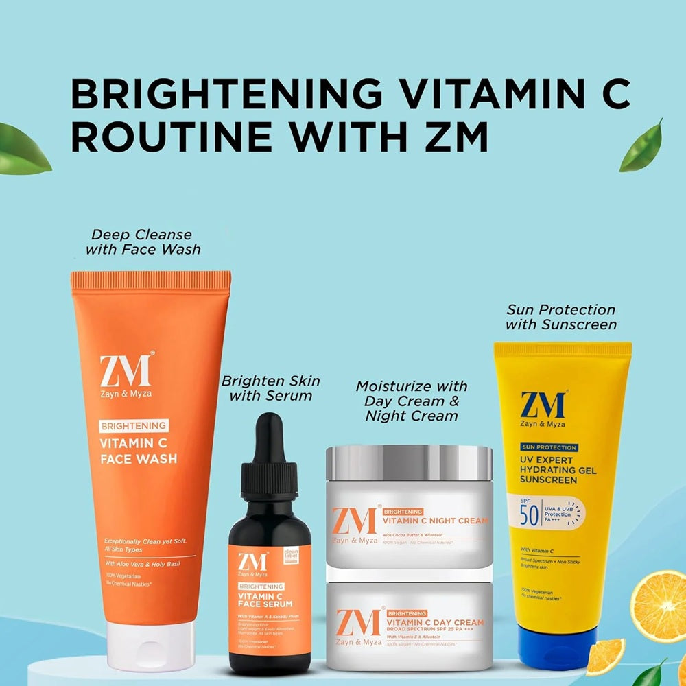 Zayn & Myza Brightening Vitamin C Face Wash – brightening vitamin c routine with zm