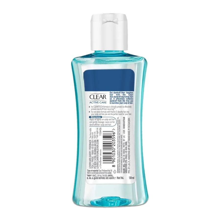 Clear Active Care Anti-Dandruff Hair Oil 150ml BD