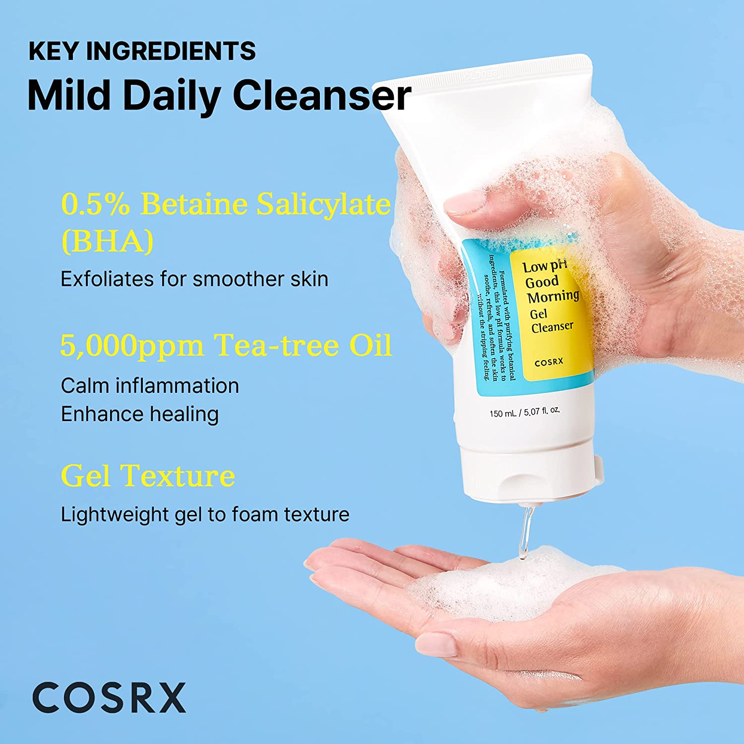 Cosrx Low pH Good Morning Gel Cleanser 150ml BD