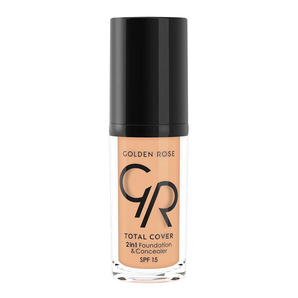 Golden Rose Total Cover 2in1 Foundation & Concealer 07 Natural BD