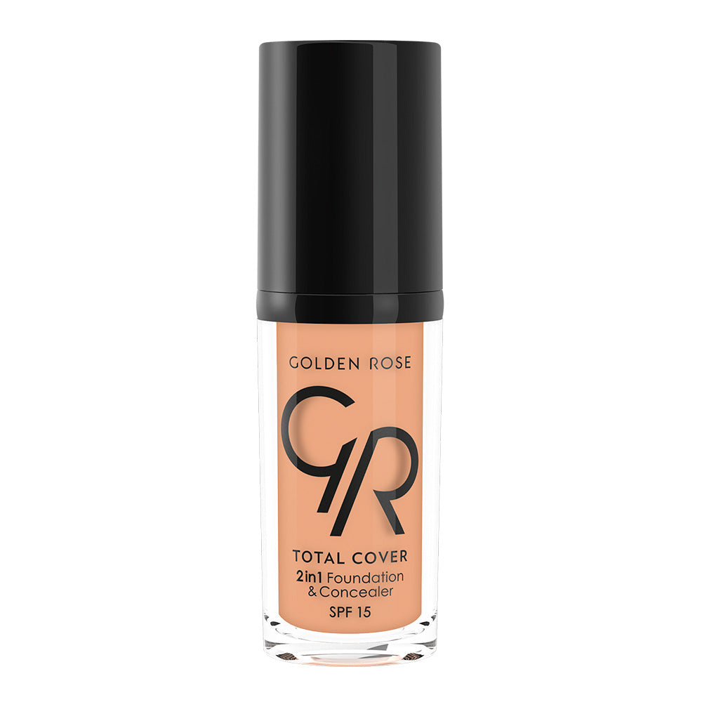 Golden Rose Total Cover 2in1 Foundation & Concealer 09 Warm Rose BD