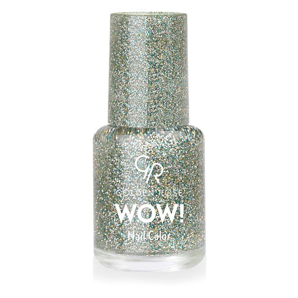 Golden Rose Wow! Nail Color 204 Holo Glitter BD