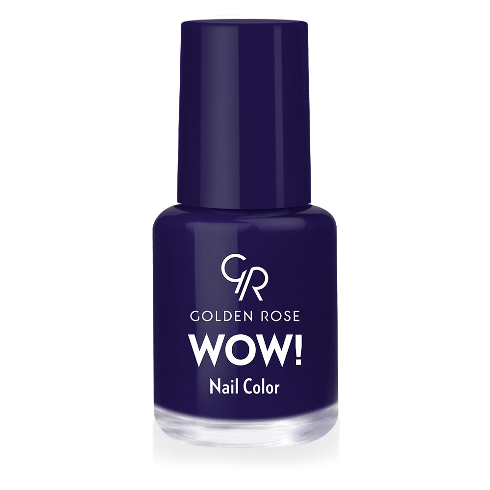 Golden Rose Wow! Nail Color 76 Midnight Blue BD