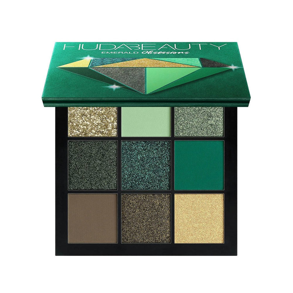 Huda Beauty Emerald Obsessions Eyeshadow Palette BD