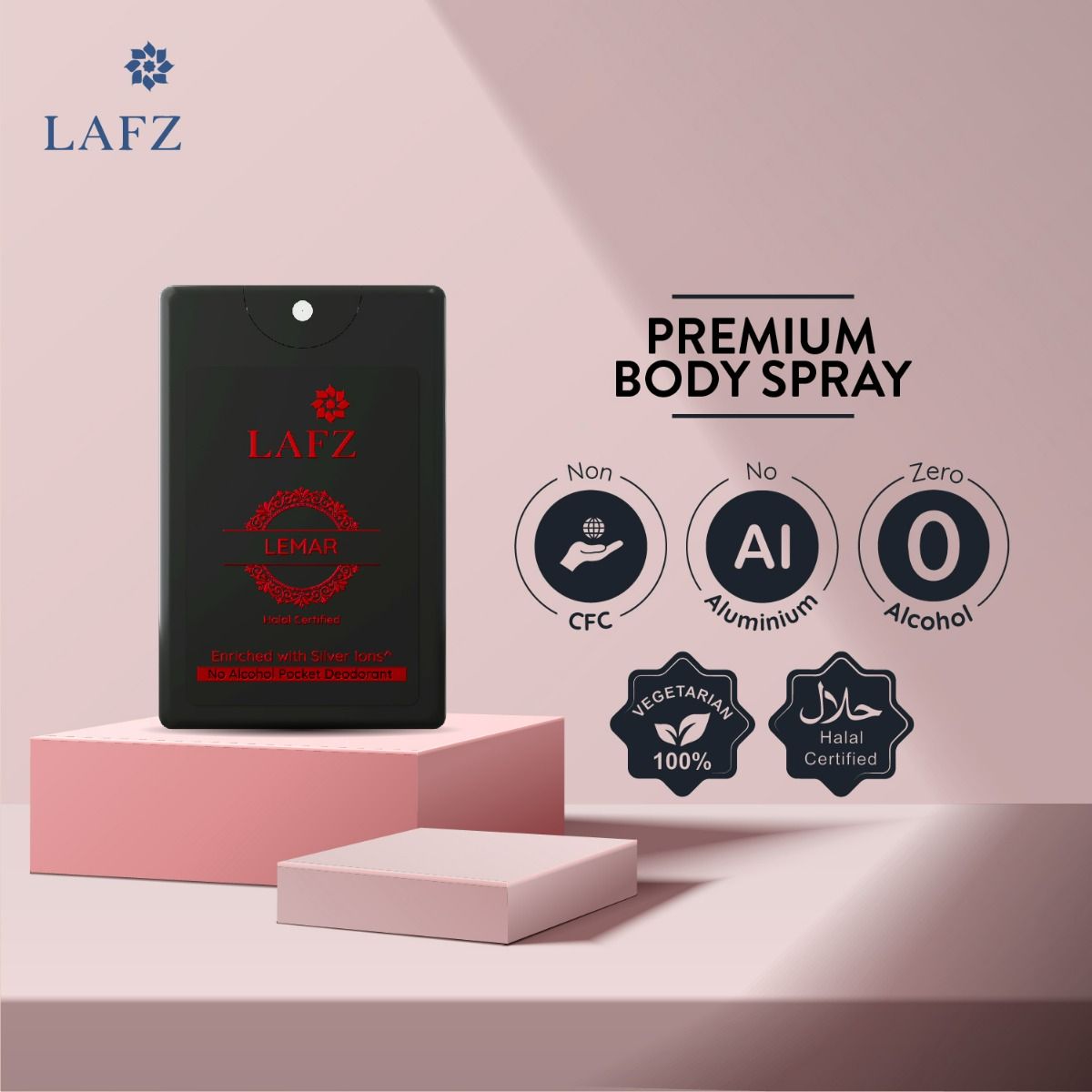 Lafz Lemar Pocket Deodorant Spray for Him 18ml BD