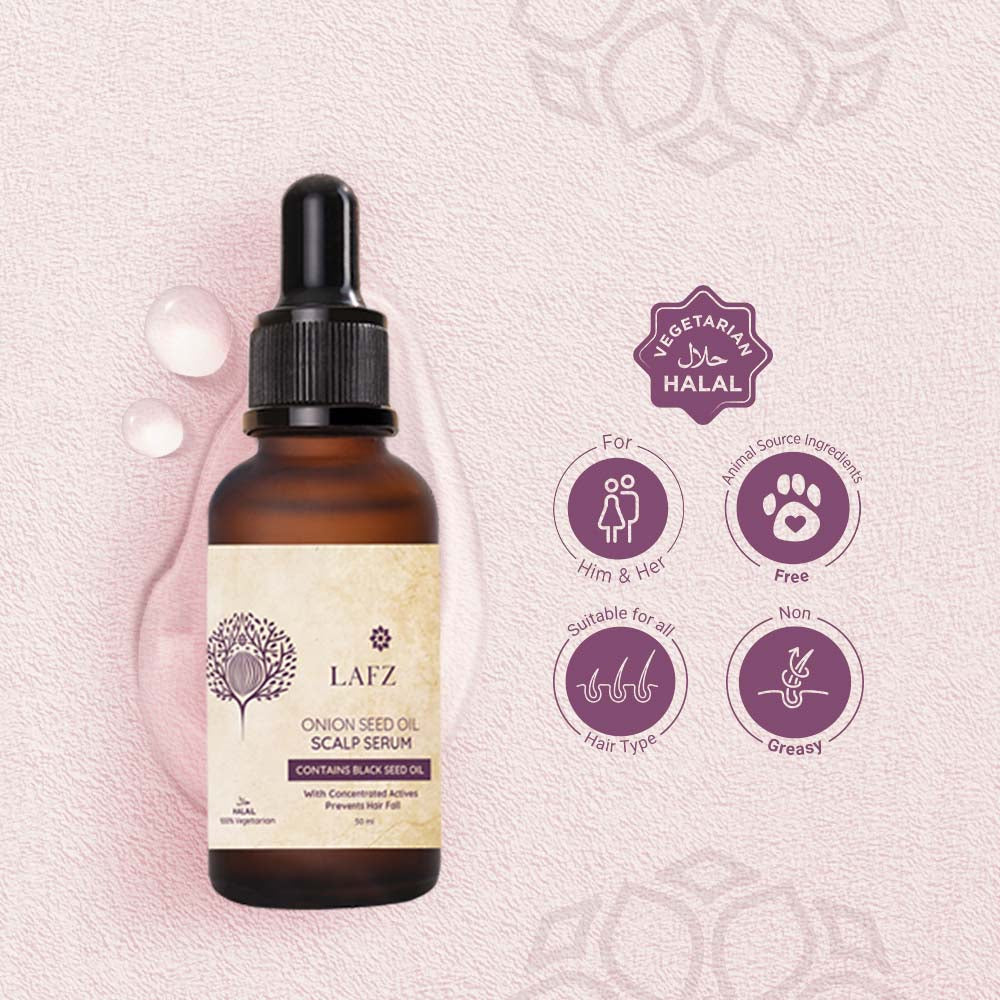 Lafz Onion Seed Oil Scalp Serum 50ml BD