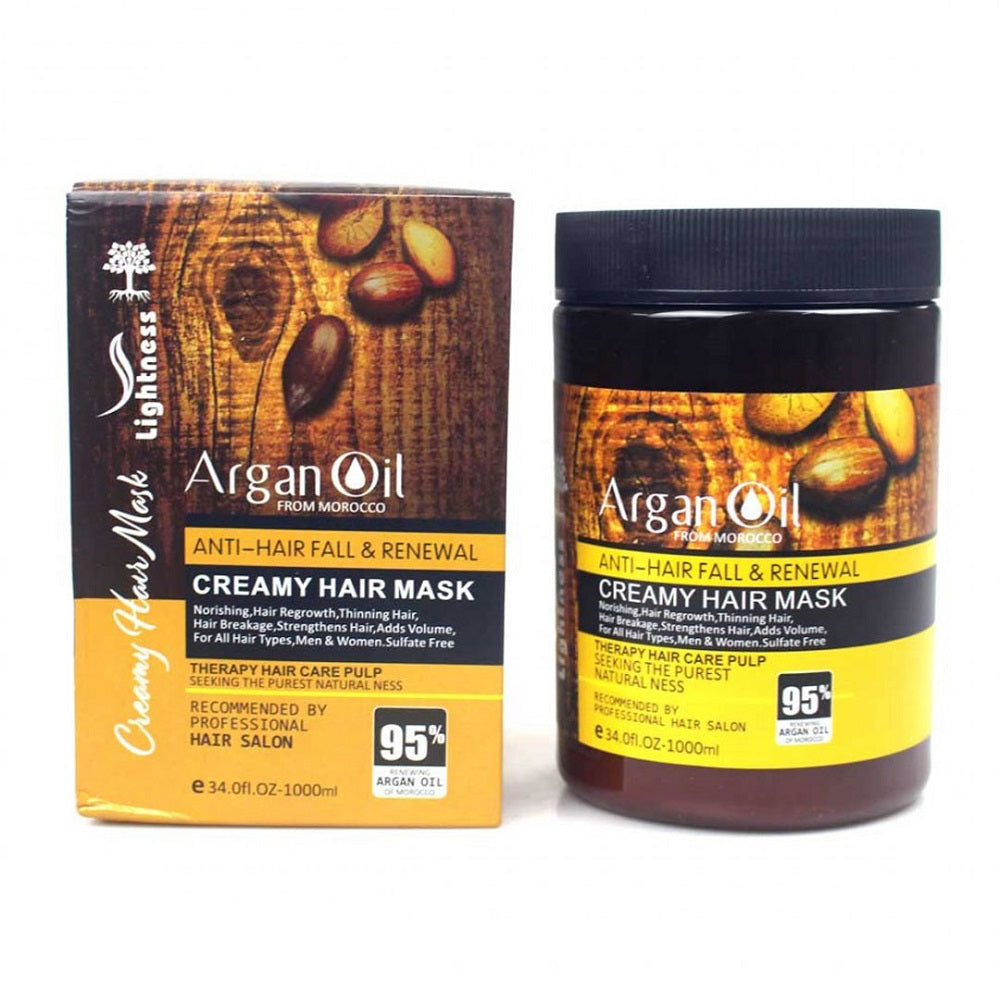 Lightness Argan Oil Creamy Hair Fall Mask 1L