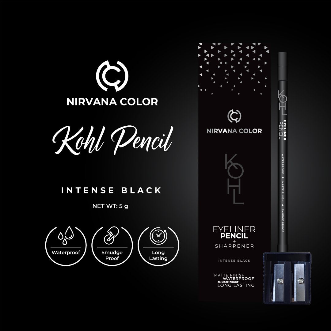 Nirvana Color Kohl Eyeliner Pencil & Sharpener BD