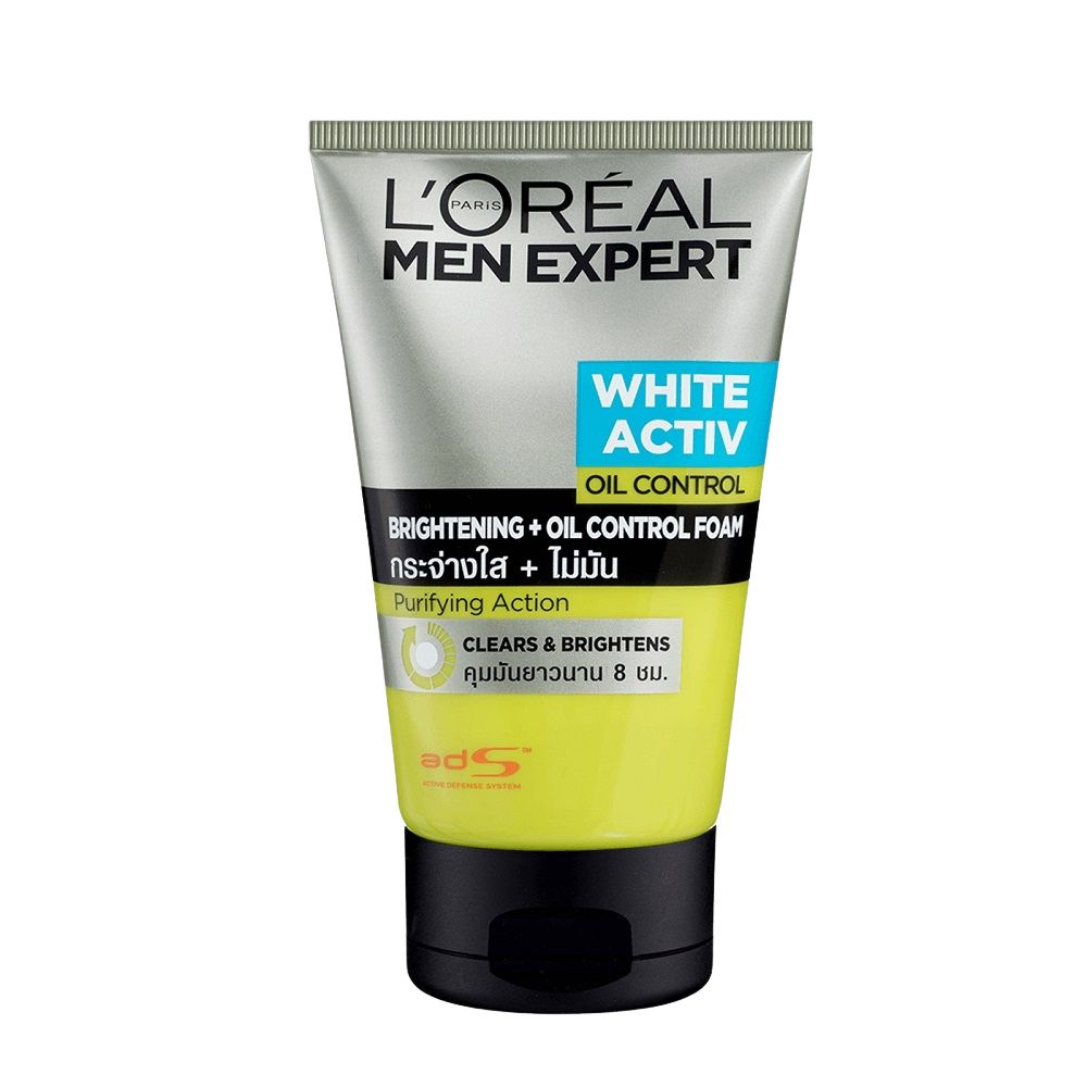 L'Oréal Paris Men Expert White Activ Oil Control Foam 100ml BD