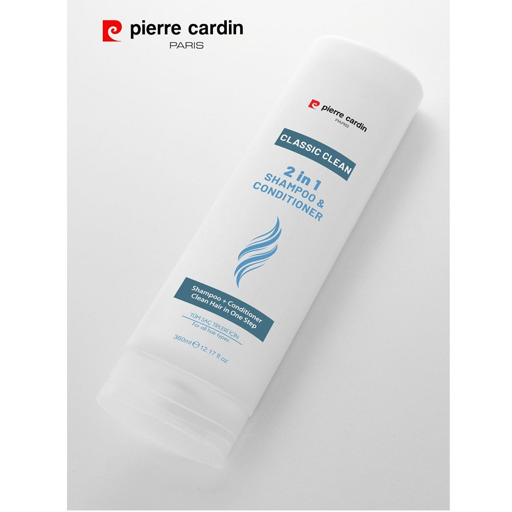 Pierre Cardin Classic Clean 2 In 1 Shampoo & Conditioner 360ml BD