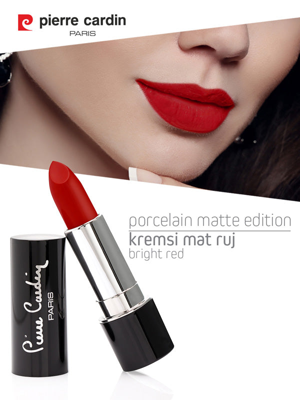 Pierre Cardin Porcelain Matte Edition Lipstick Bright Red 213 BD