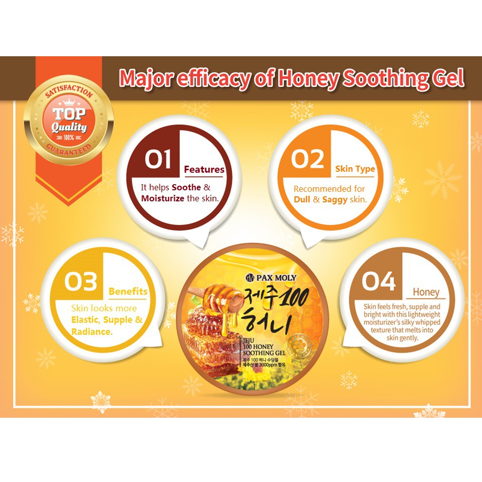 Pax Moly Jeju 100 Honey Soothing Gel 300g BD