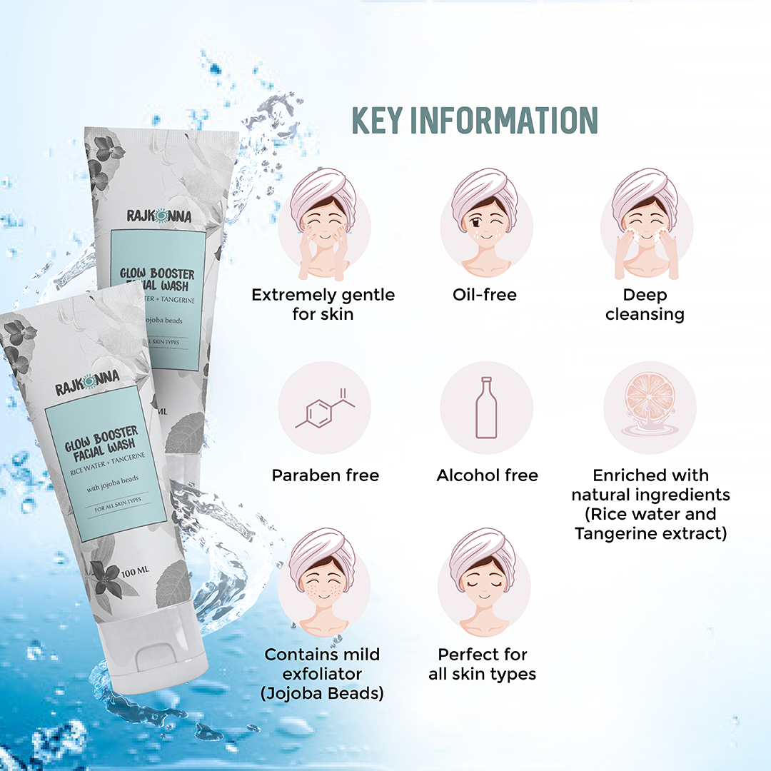 Rajkonna Glow Booster Facial Wash 100ml BD