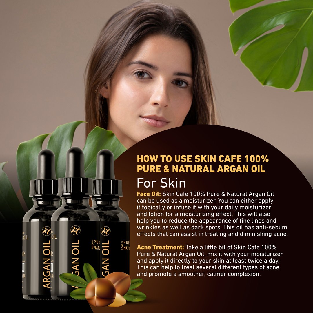Skin Cafe 100% Pure & Natural Argan Oil 50ml BD