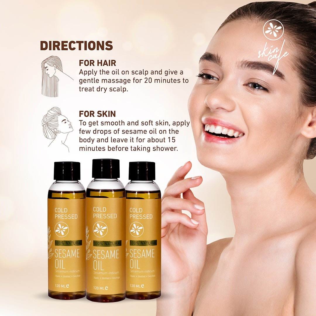Skin Cafe Cold Pressed Sesame Oil 120ml BD
