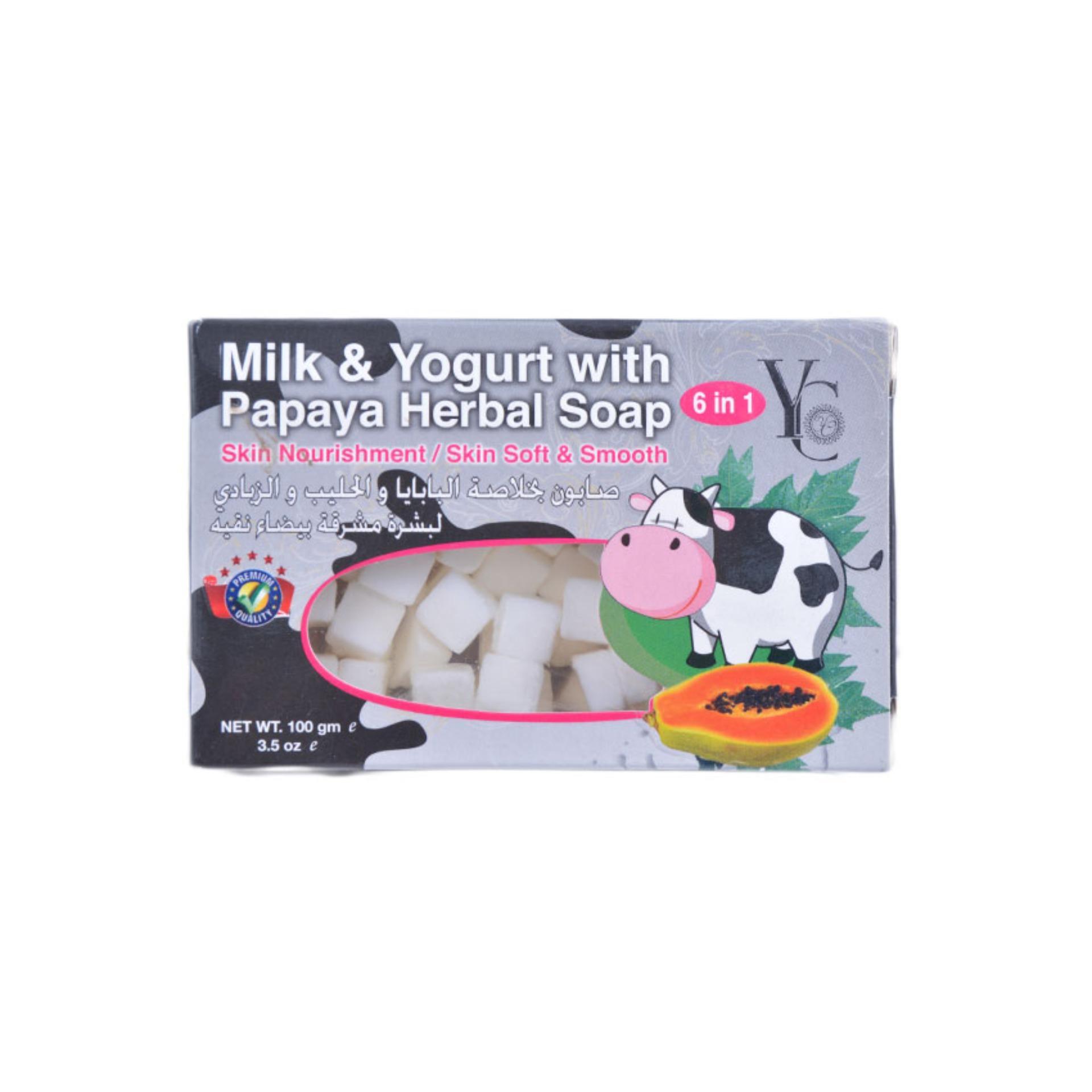 YC Milk and Yogurt with Papaya Herbal Soap 100 g