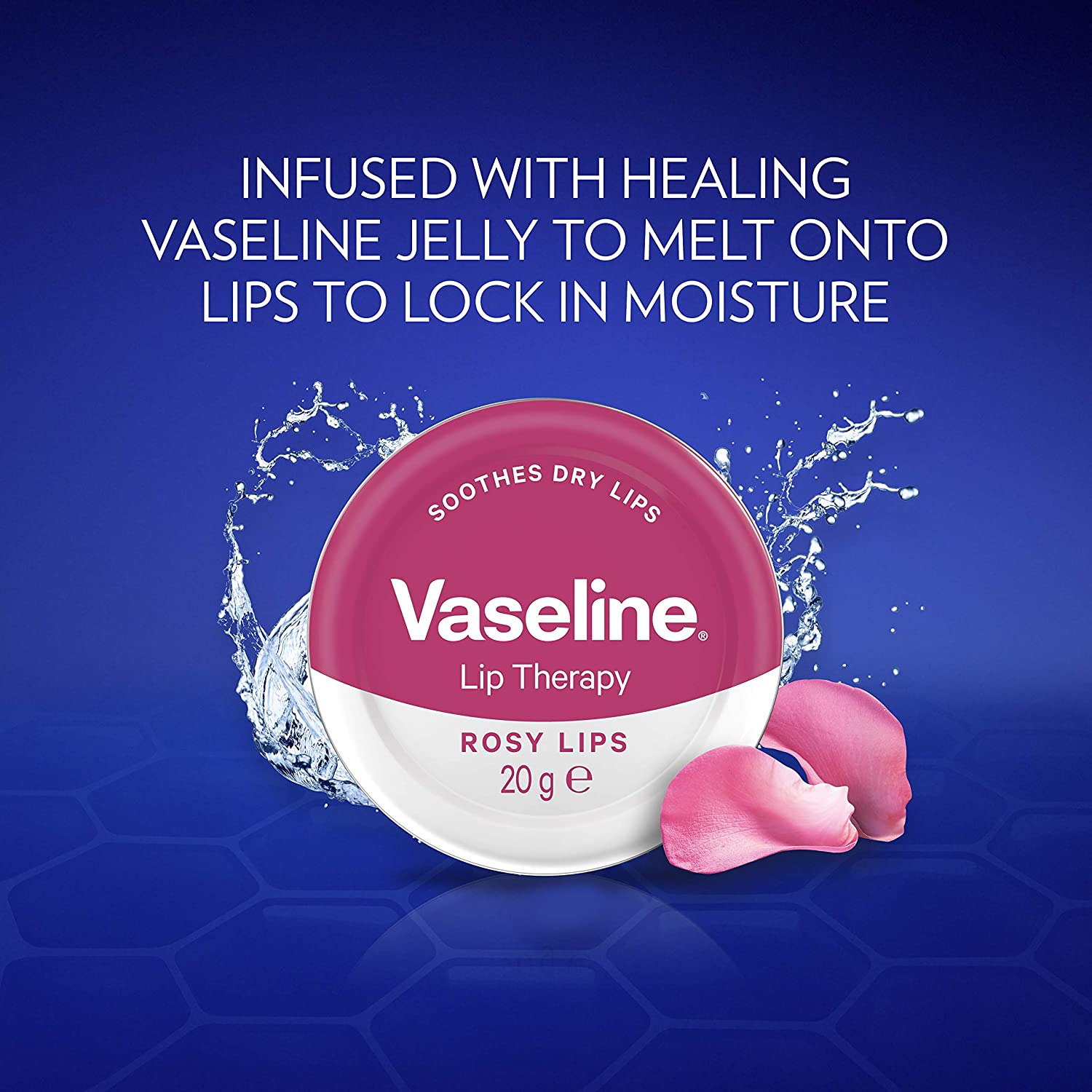 Vaseline Lip Therapy Rosy Lips front 20g BD