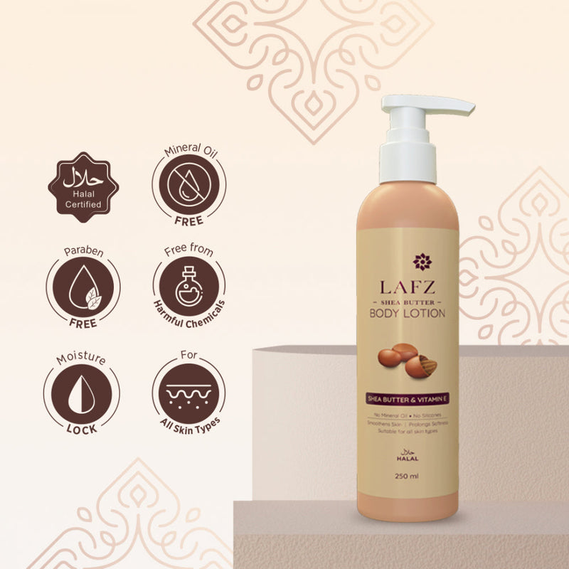 Lafz Shea Butter Body Lotion 250ml