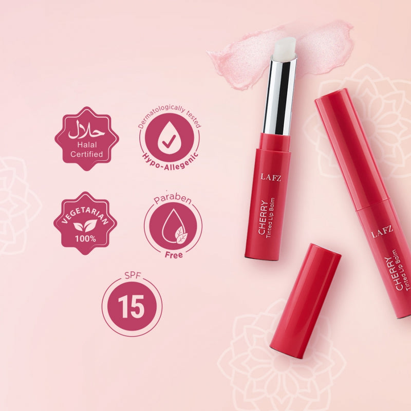 lafz cherry tinted lip balm