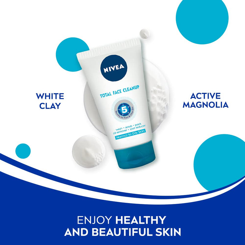 Nivea Total Face Cleanup 100ml