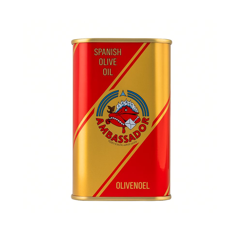 Ambassador Spanish Olive Oil tin – Premium Olivenoel for cooking and wellness