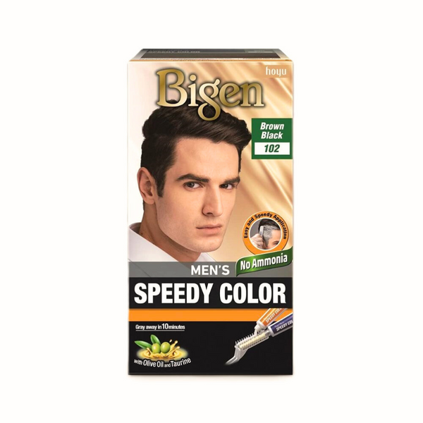 Bigen Men's Speedy Hair Color Brown Black 102