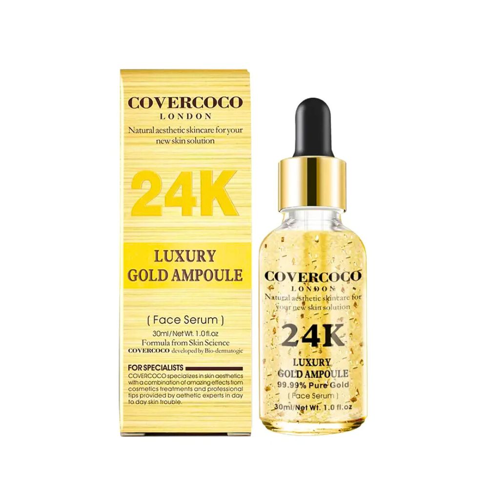 Covercoco gold ampoule serum for brightening skin