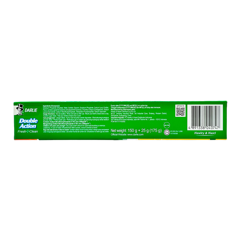 Darlie Double Action Fresh & Clean Toothpaste 150g