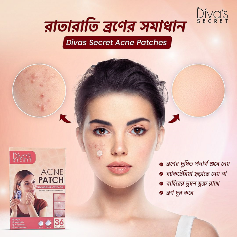 Díva's Secret Acne Patches 36 Pieces