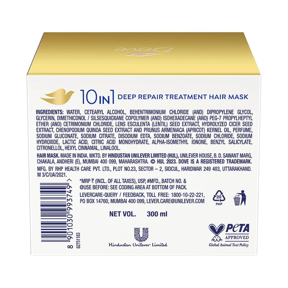 Intensive hair treatment mask by Dove
