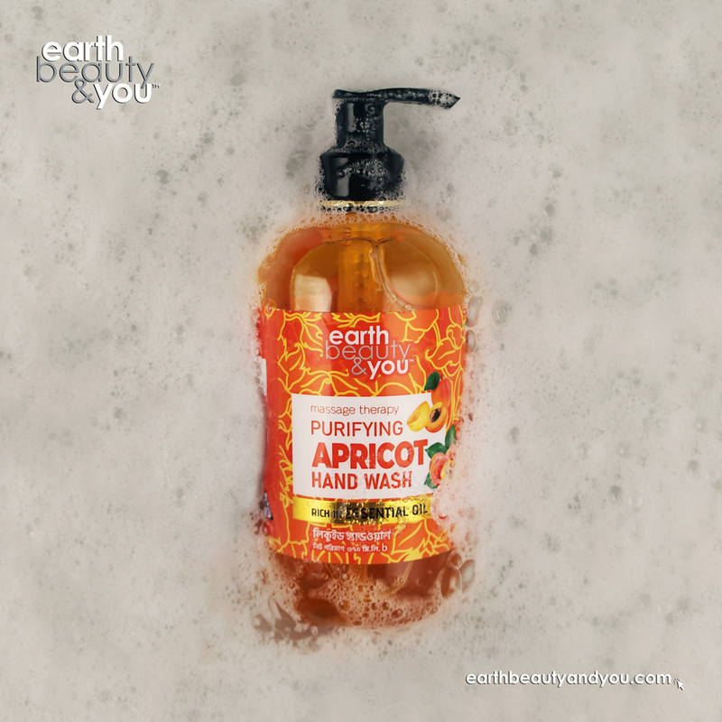 Earth Beauty Purifying Apricot Hand Wash 370ml 