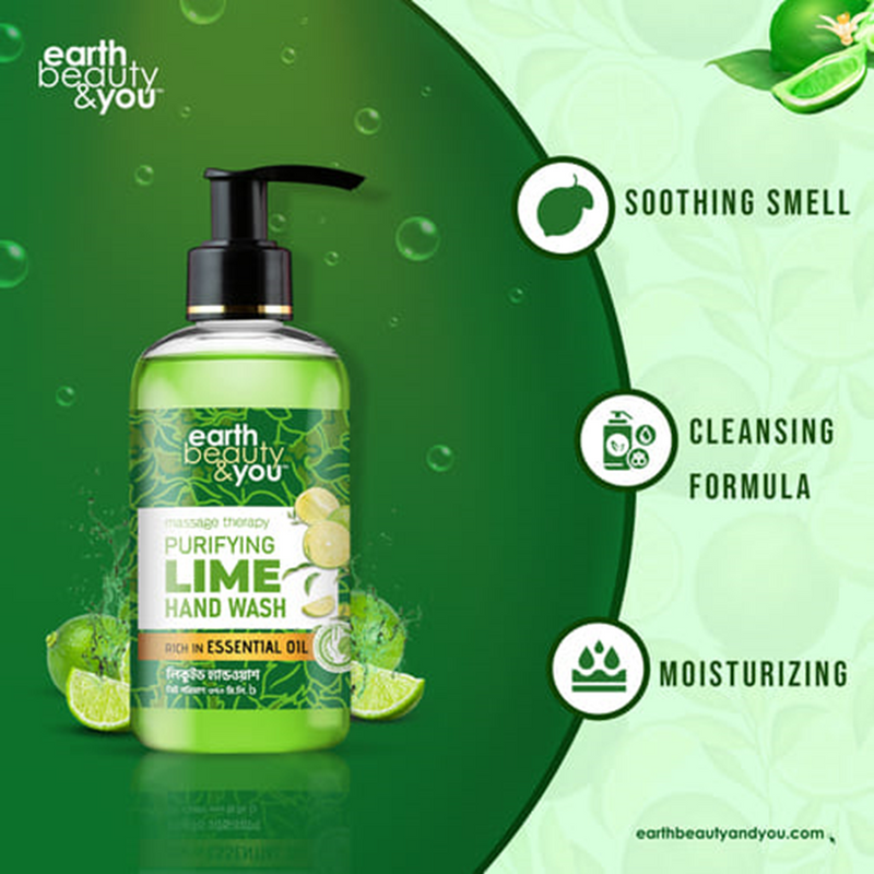 Earth Beauty & You Purifying Lime Hand Wash 370ml