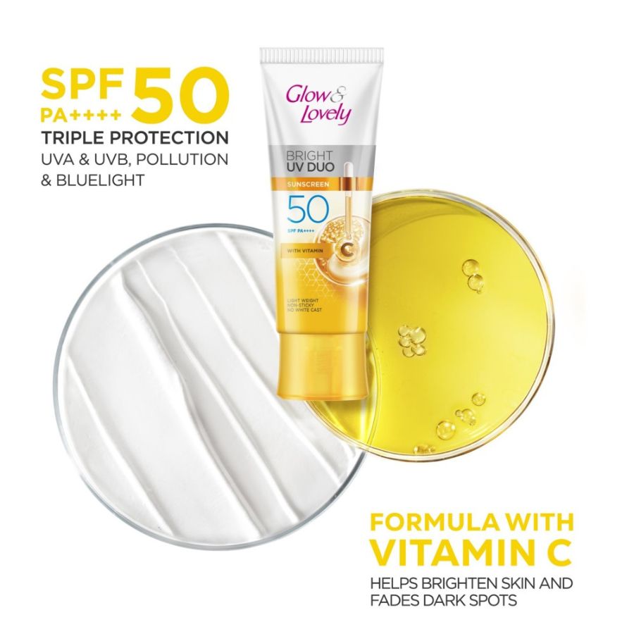 Glow & Lovely Sunscreen lightweight texture