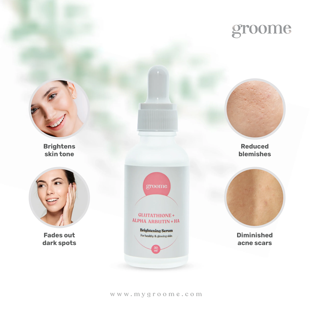 Glutathione + Alpha Arbutin + Ha Brightening Serum Glutathione + Alpha Arbutin + Ha Brightening Serum