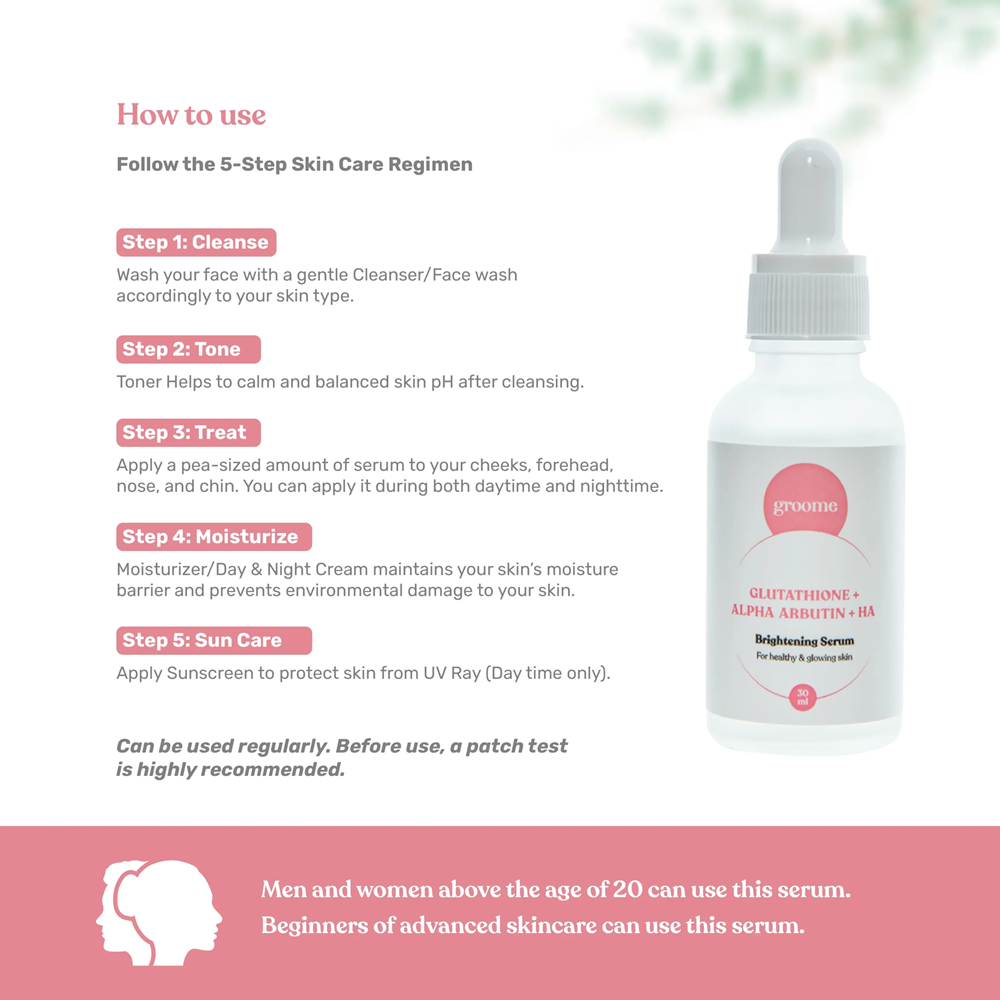 Glutathione + Alpha Arbutin + Ha Brightening Serum Glutathione + Alpha Arbutin + Ha Brightening Serum