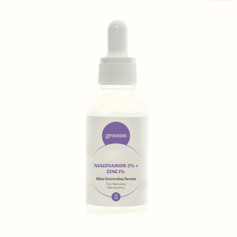 Groome Niacinamide 5% + Zinc 1% Skin Correcting Serum 30ml