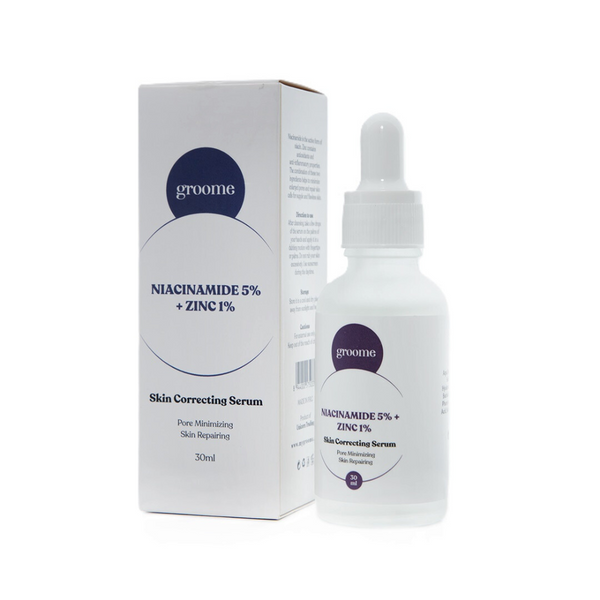 Groome Niacinamide 5% + Zinc 1% Skin Correcting Serum 30ml