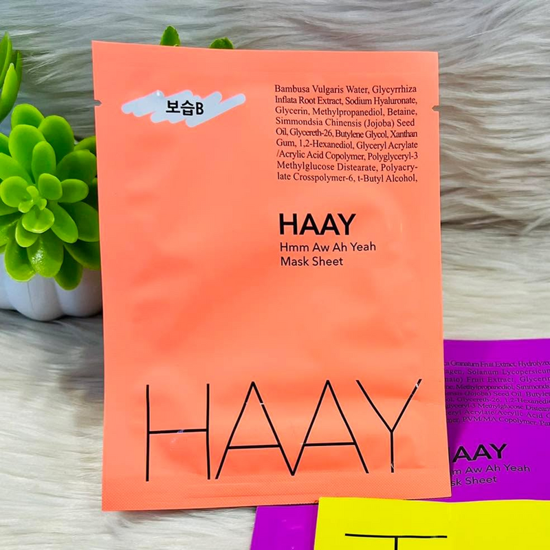 HAAY Hmm Aw Ah Yeah B Mask Sheet 23g