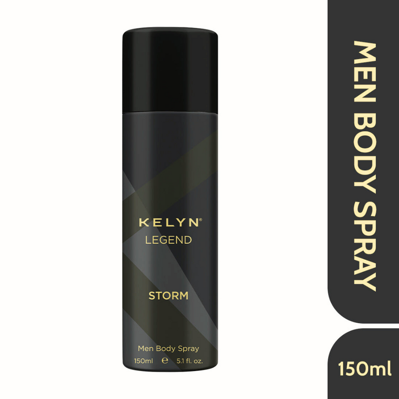 Kelyn Legend Storm Deodorant Body Spray For Men 150ml