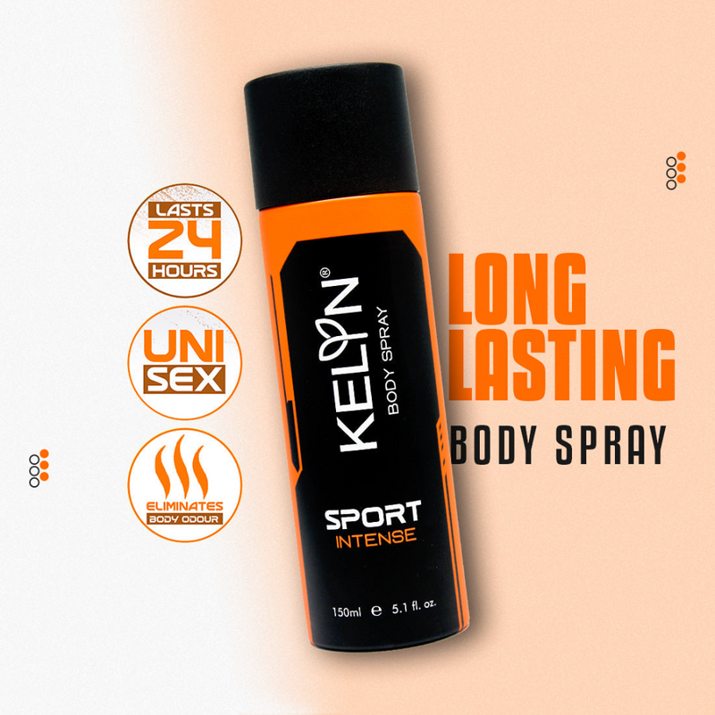 Kelyn Sport Intense Deodorant Body Spray 150ml