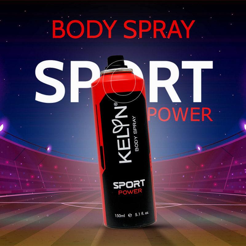 Kelyn Sport Power Deodorant Body Spray For Men 120ml