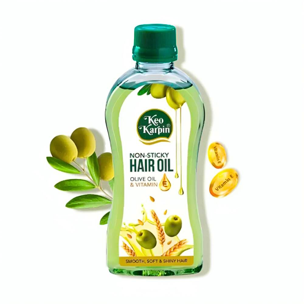 Keo Karpin Non Sticky Hair Oil With Olive Oil 300ml (BD)